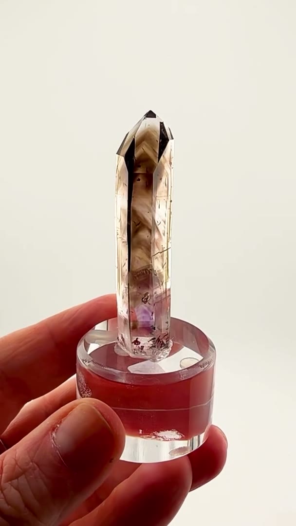 Some crystals have presence… this one owns the room