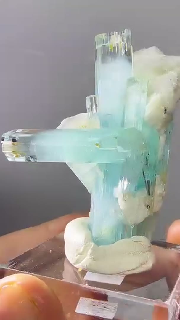 Aquamarine banger from Nagar Pakistan