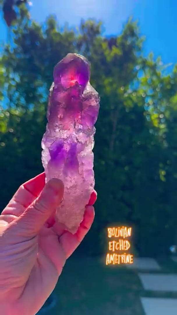 Absolute Beauty Etched Ametrine from Bolivia