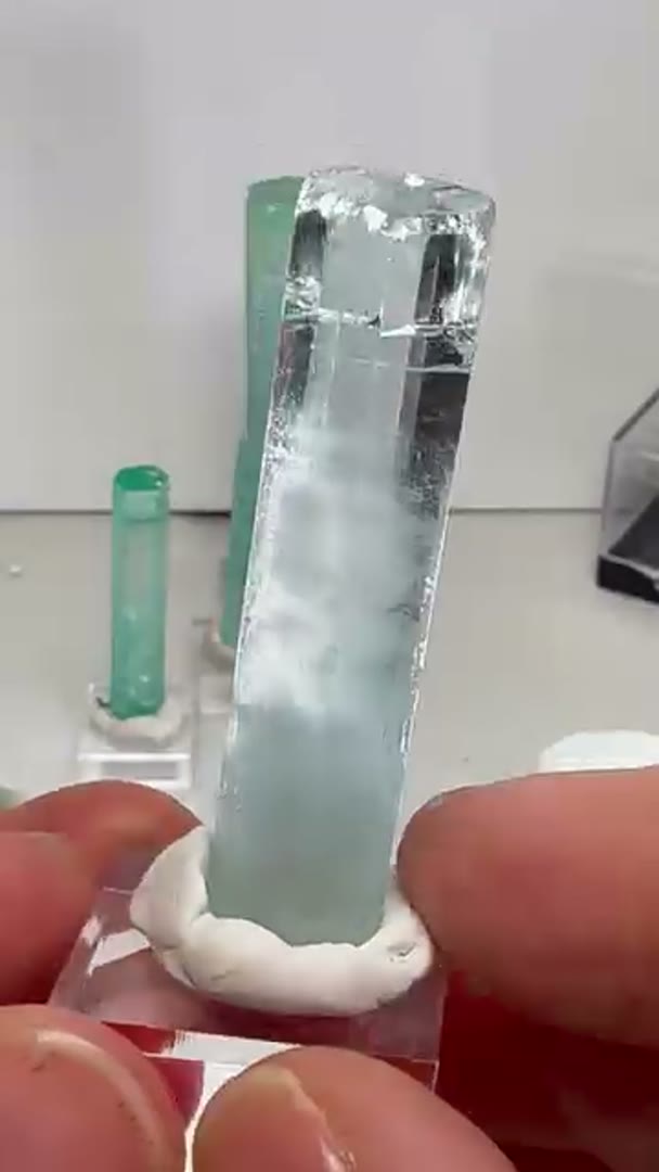 New Aquamarines from Shigar Valley Pakistan. Just a preview of some of the…