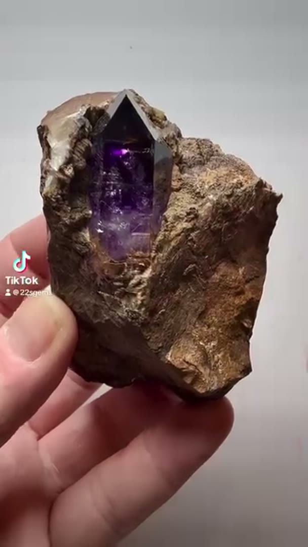Amethyst From Tafelkop, Goboboseb Mountains, Brandberg Mountain, Erongo, Namibia