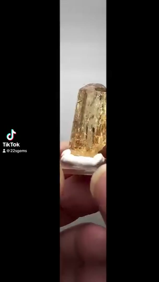 Topaz  from Ouro Preto, Brazil is known as imperial topaz and is a valuable…