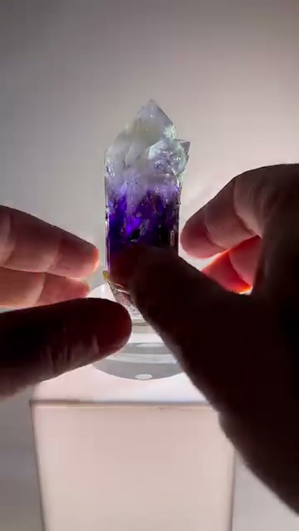 A rare Streep Mine Dt Amethyst Beauty comes w custom stand  (available)
