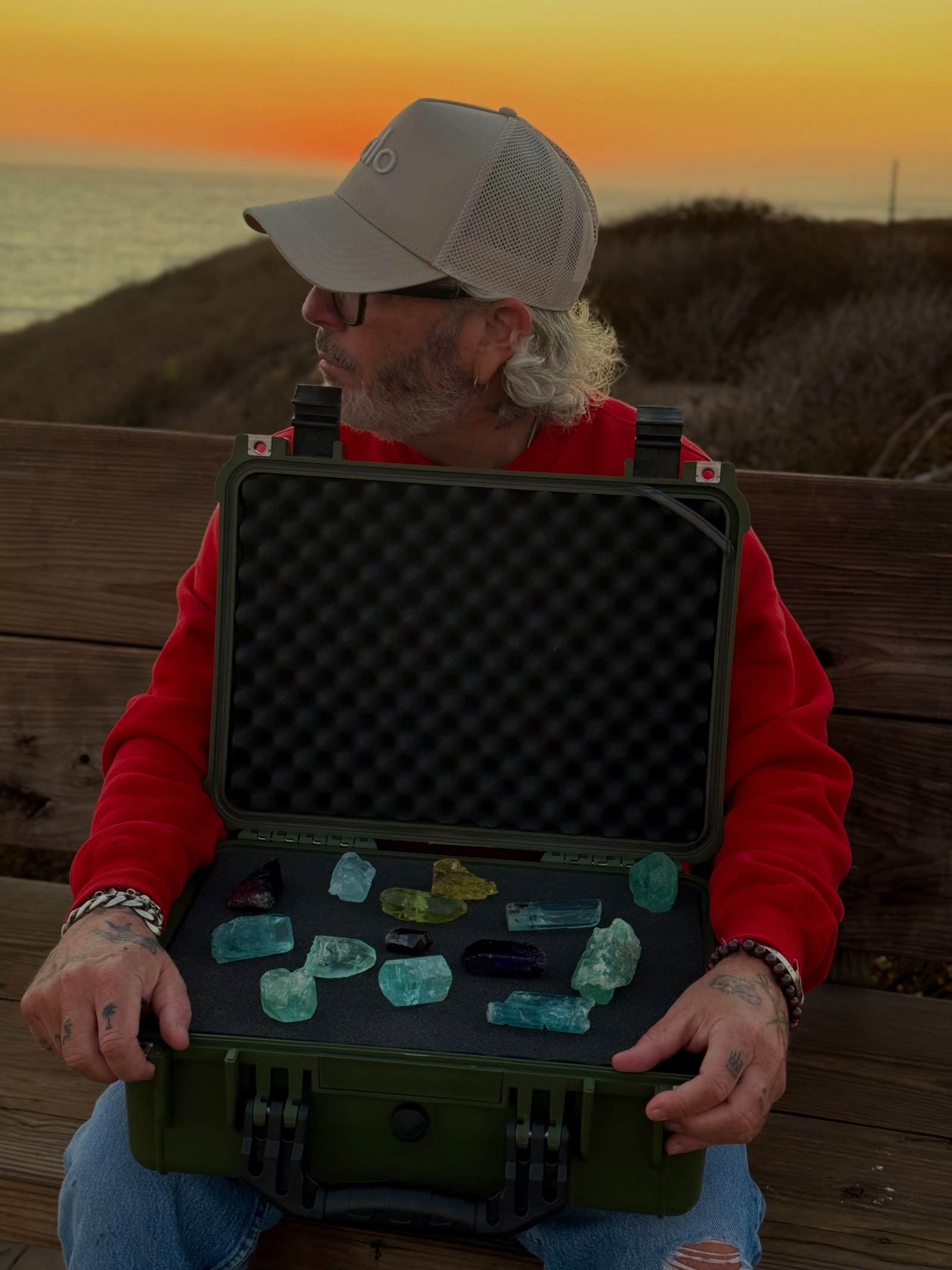 Newport Beach sunsets and a case full of dreams