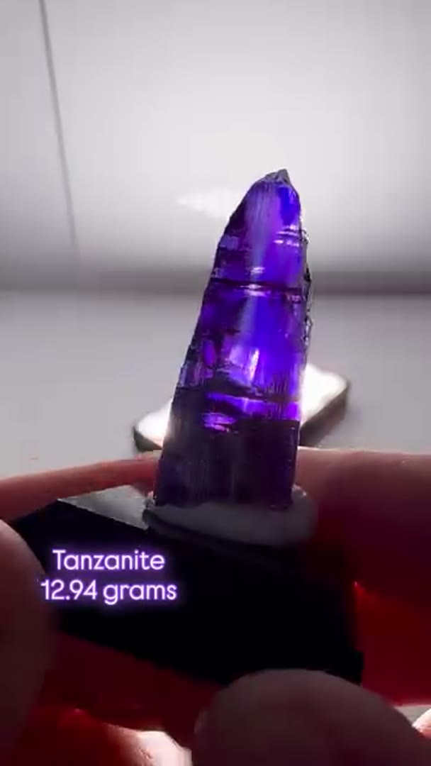 New Tanzanite Arrival 12.94 grams with that Killer Blue and crazy…