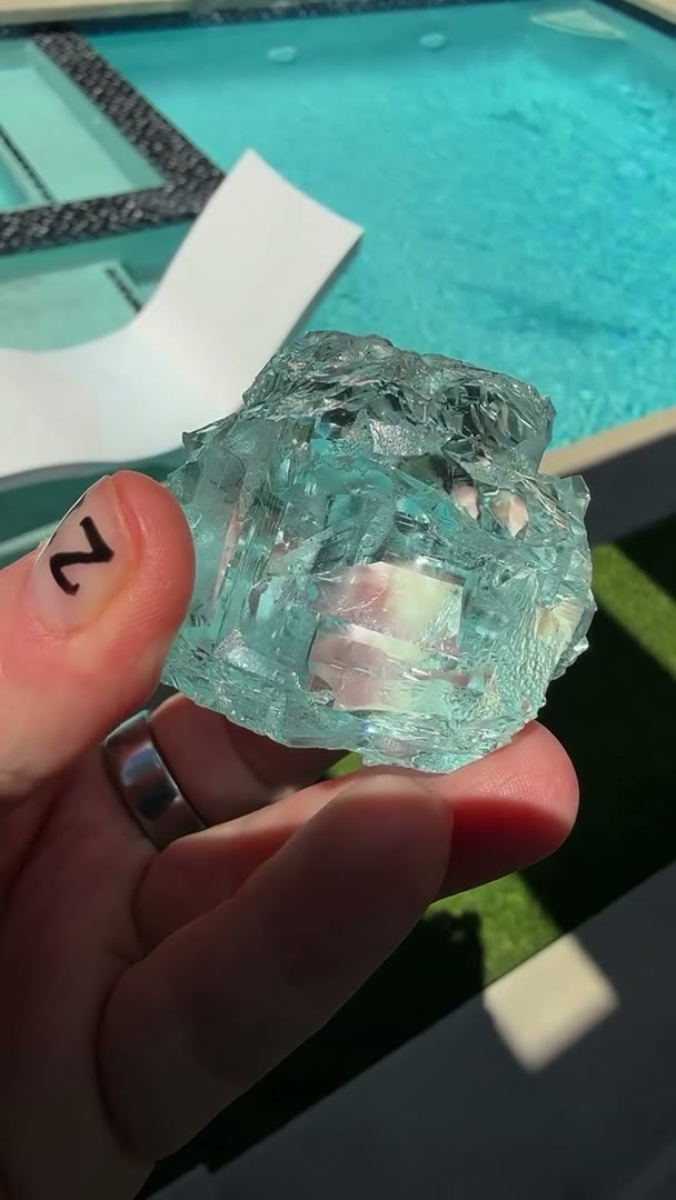 Poolside with one of the crown jewels of the collection