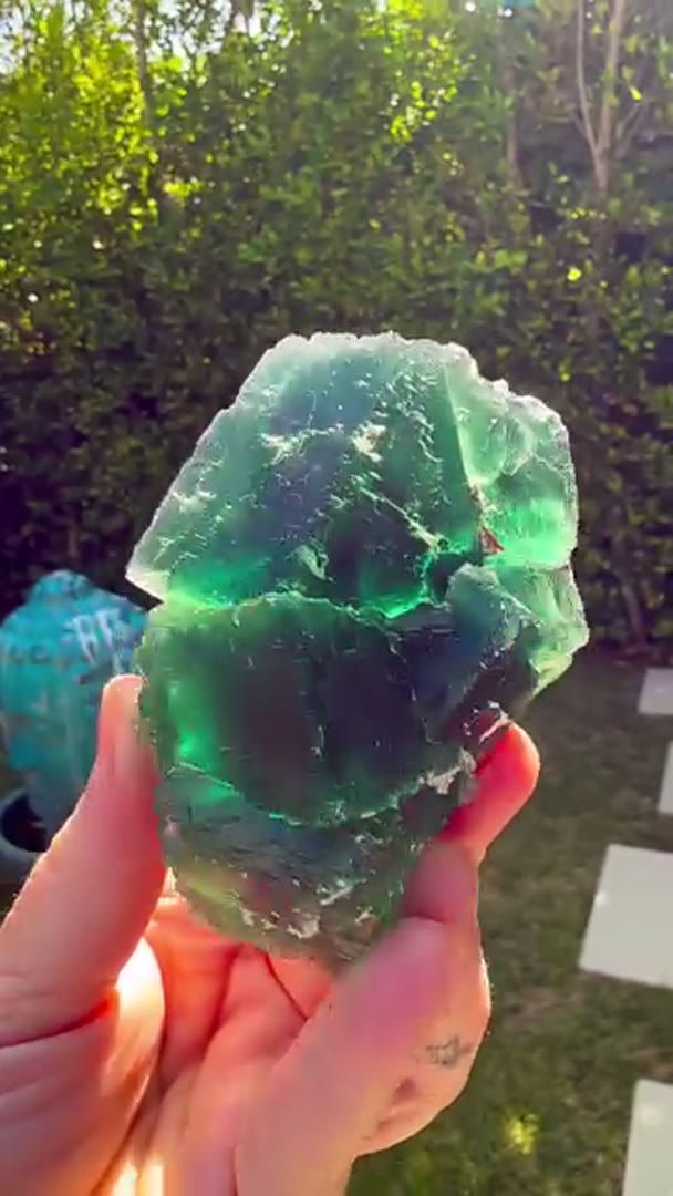 Large cube Okorusu Fluorite  Cluster