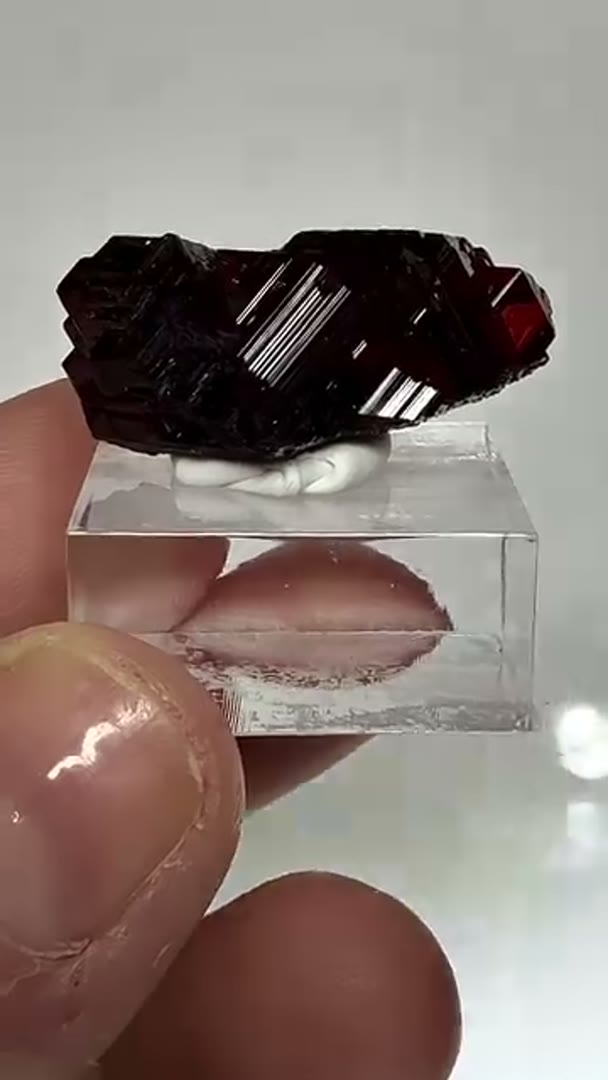 Navegadora garnet specifically spessartine, from the Navegadora Mine in…