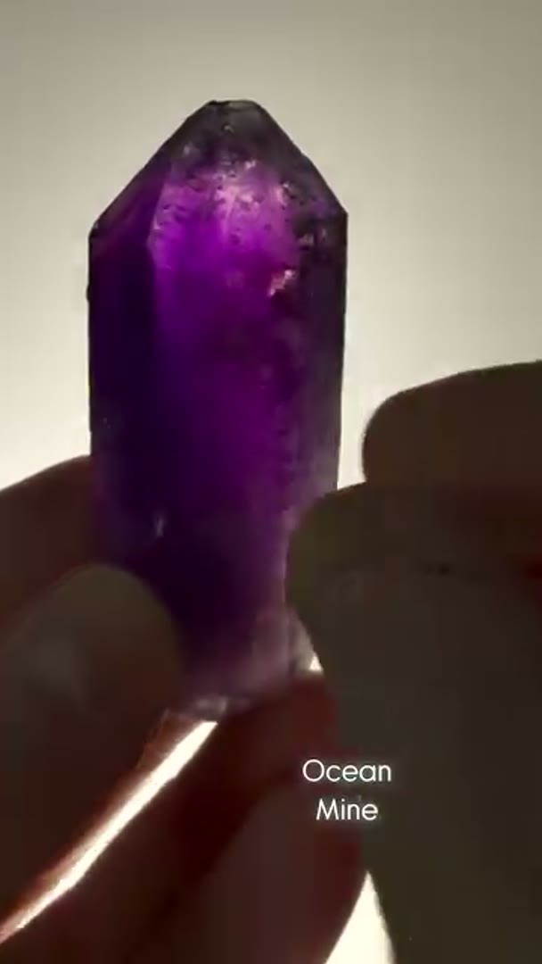 Introducing “The Ocean Mine Amethyst” w/ enhydro