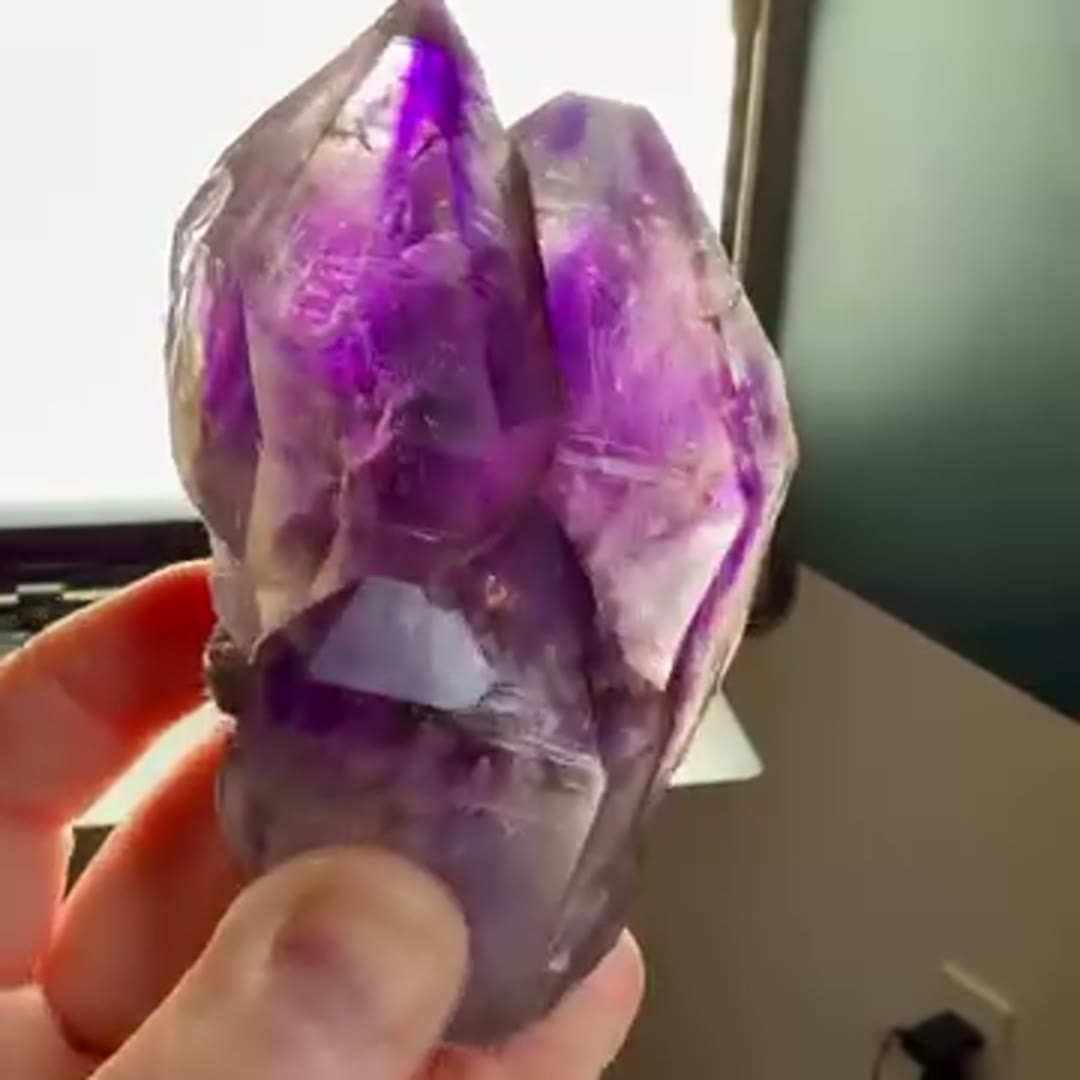 Amethyst from the Goboboseb Mountains in Namibia is known for its beauty and…