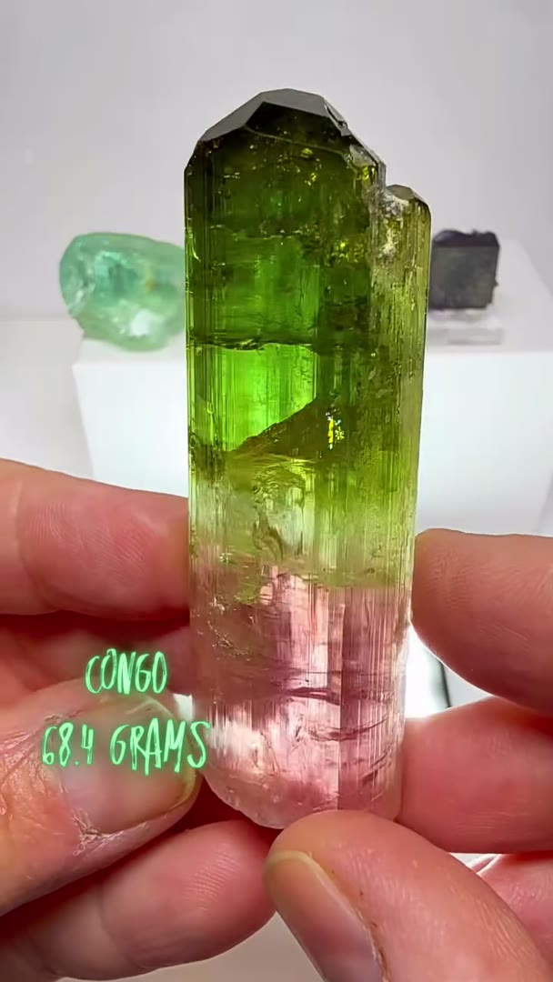 What a gem… Congo Tourmaline  68.4 grams