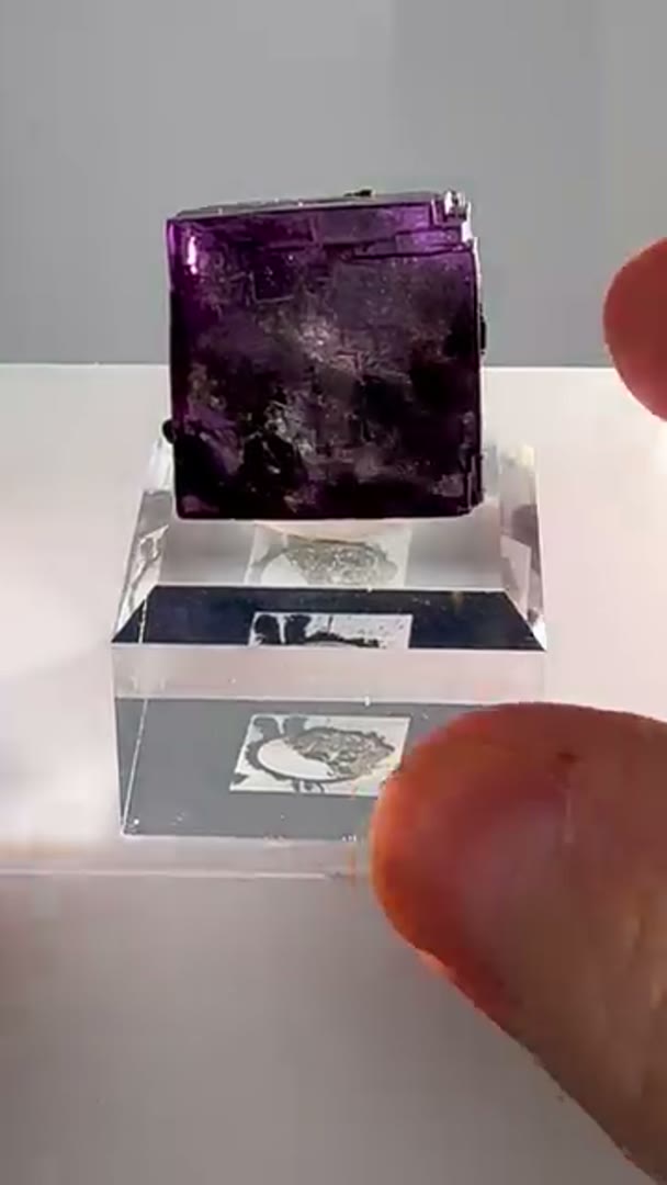 Purple Phantom Fluorite Yaogangxian Hunan Province