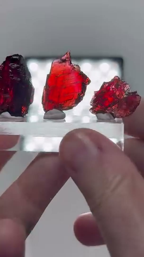 New Navegadora garnets specifically spessartine, from the Navegadora Mine in…