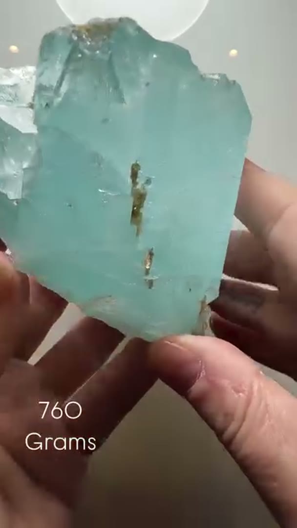 New 760 gram  Nagar Aquamarine