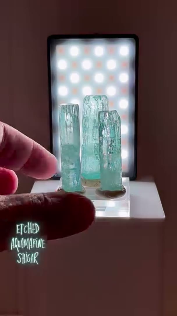 Etched Aquamarine from Shigar