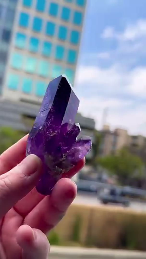 That color Buks Claim Amethyst from Namibia