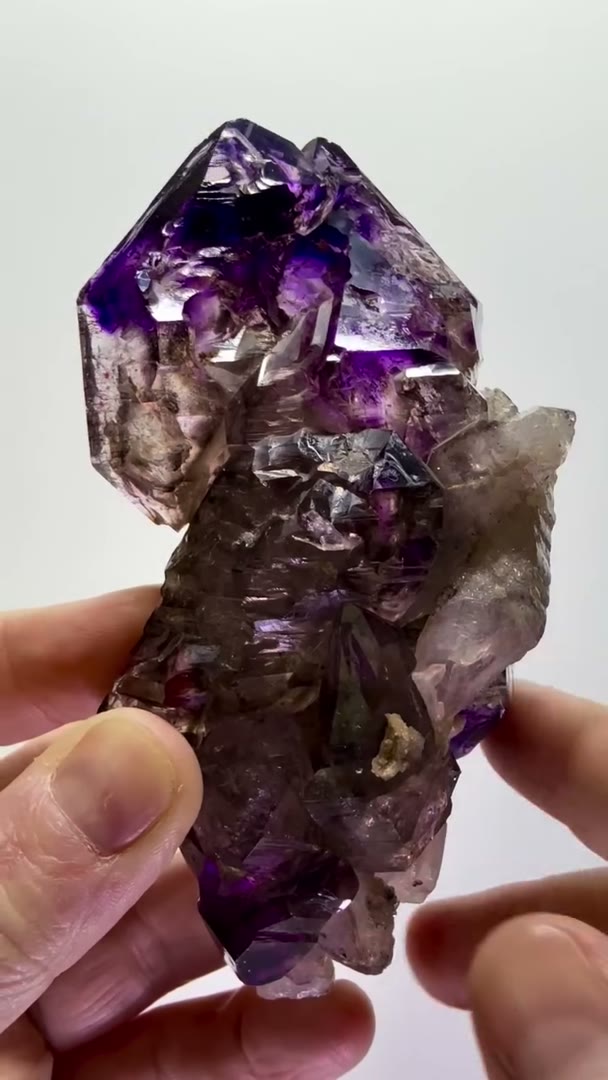 Shangaan Amethyst Chibuku on matrix from the Chibuku Mine