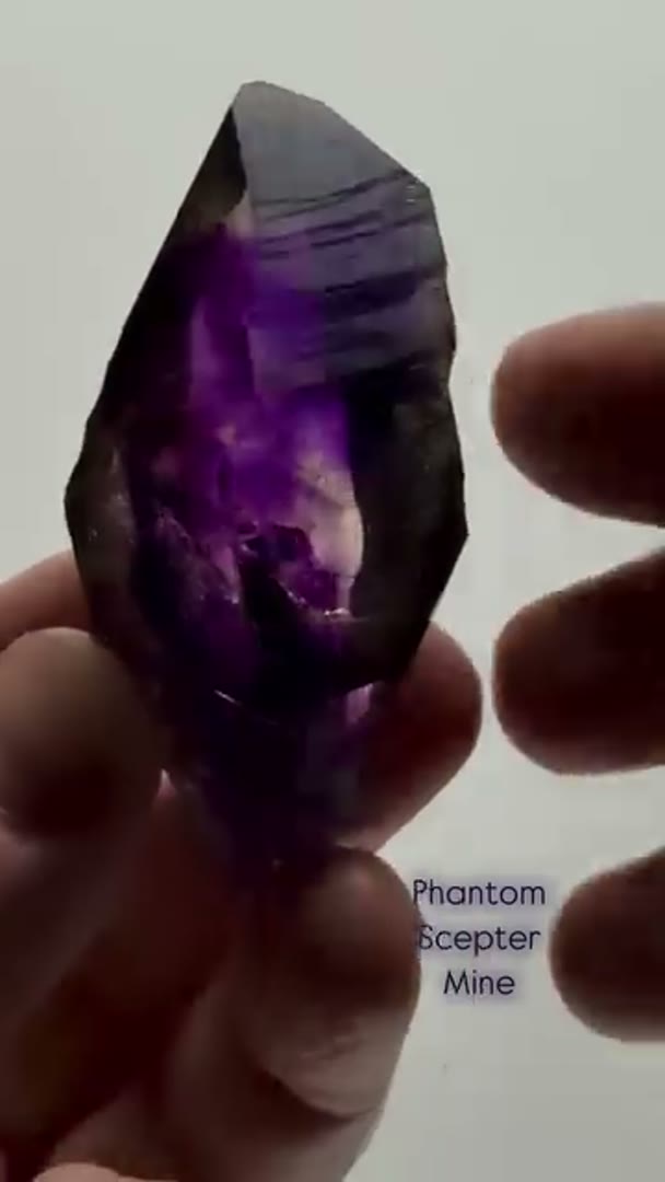 Phantom Scepter Mine Amethyst from Namibia