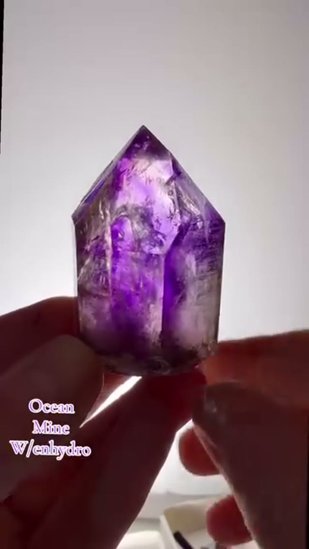 Introducing “The Ocean Mine Amethyst” w/ enhydro
