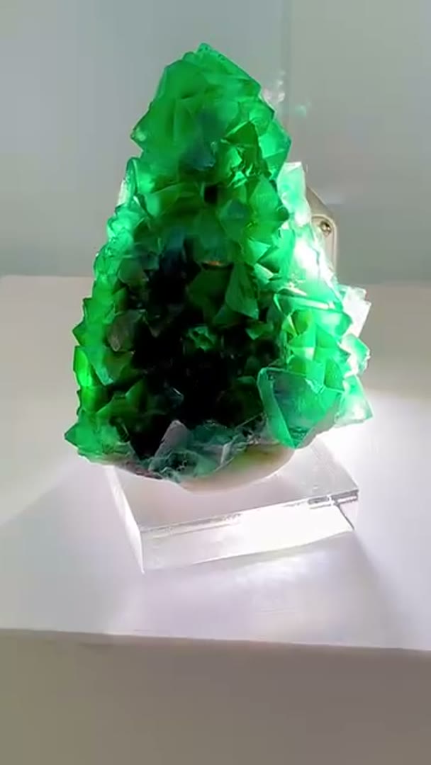 Green Fluorite from Riesvasmaak, Northern Cape, South Africa