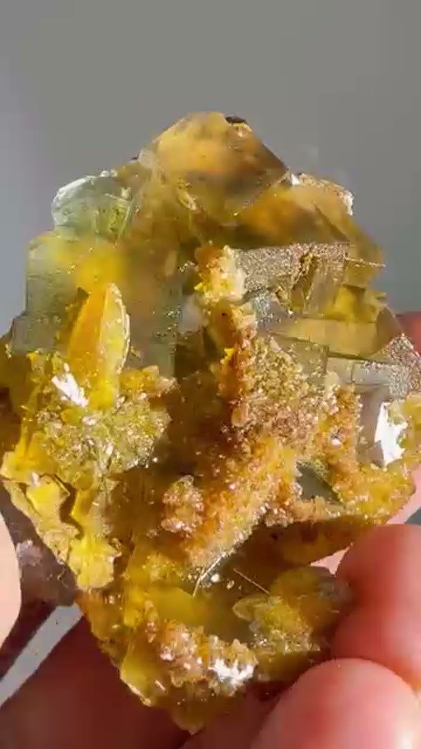 Guizhou fluorite w natural iridescence particularly from the Qinglong Mine,…