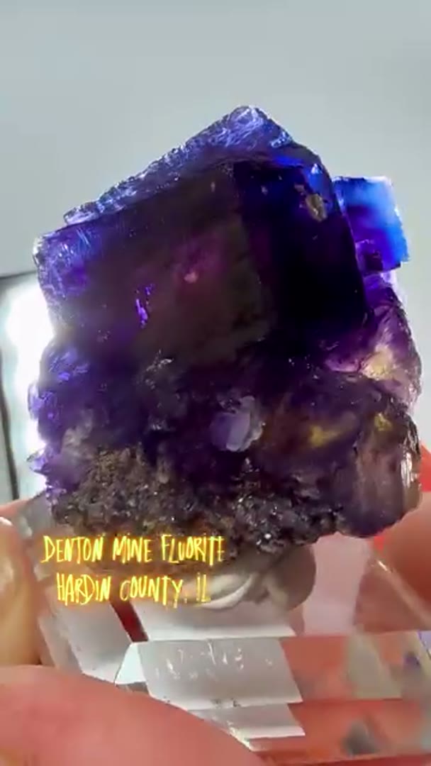 Stunner Denton Mine Fluorite Hardin County, IL