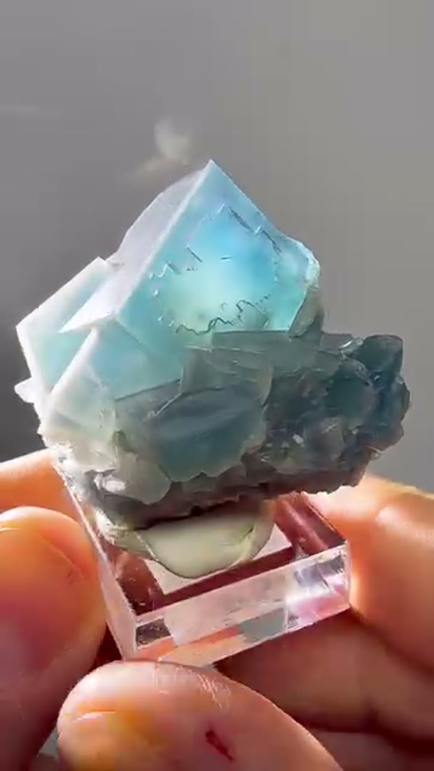Italian Blue Fluorite from Poggio Balate