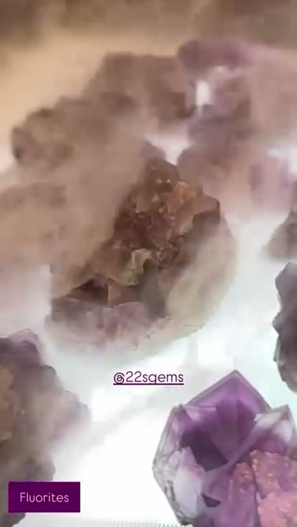 Secondary crystal color fluorite from Zhejiang, China