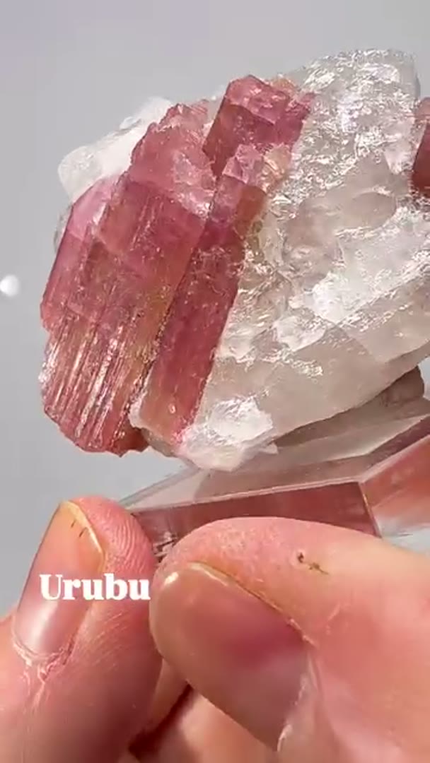 Tourmaline and Quartz from Urubu