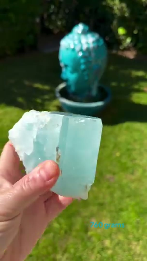 New 760 gram  Nagar Aquamarine