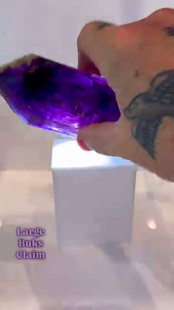 Large Buks Claim Amethyst
