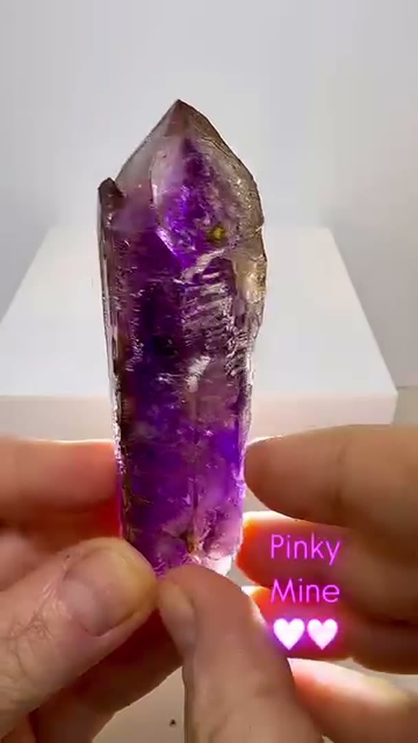 Nice juicy skeletal Pinky Mine Amethyst