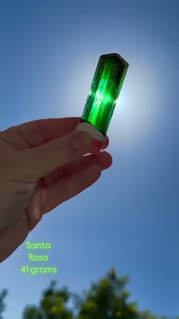 Santa Rosa tourmalines, particularly those from the Santa Rosa mine in…