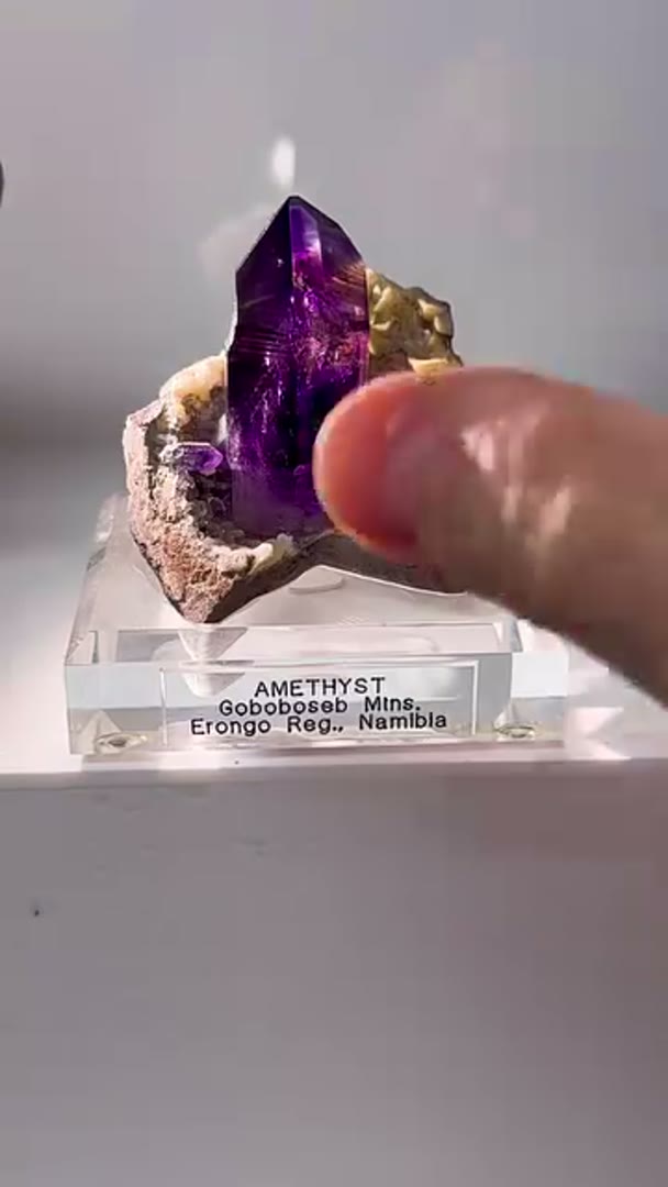Goboboseb Mountains Amethyst, Erongo Region, Namibia
