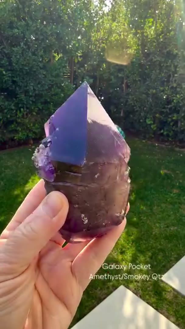 Amethyst and Smokey Quartz  from “The Galaxy Pocket“ 2024 Pilbara Region,…