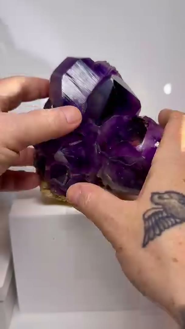 Absolute Juice Bomb Nigerian Amethyst Cluster