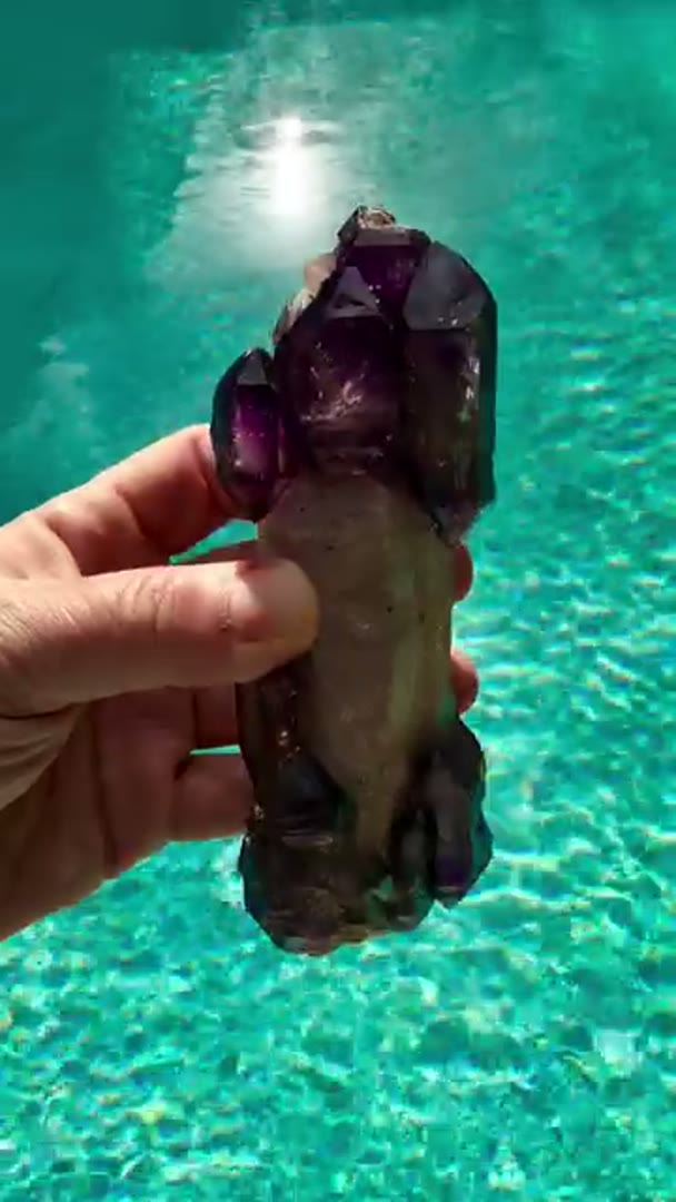 Shangaan Amethyst Chibuku Barbell from the Chibuku Mine