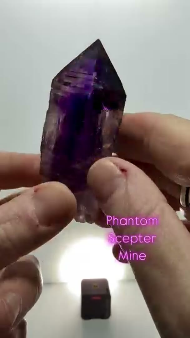 Phantom Scepter Mine Amethyst from Namibia