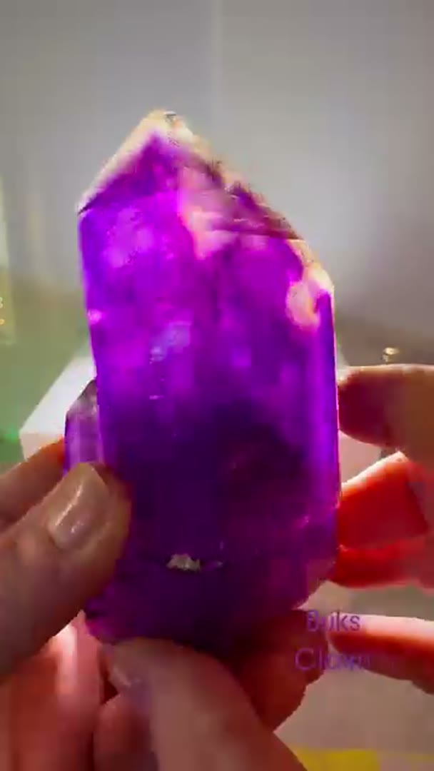 Large and in charge Buks Claim Amethyst from Namibia