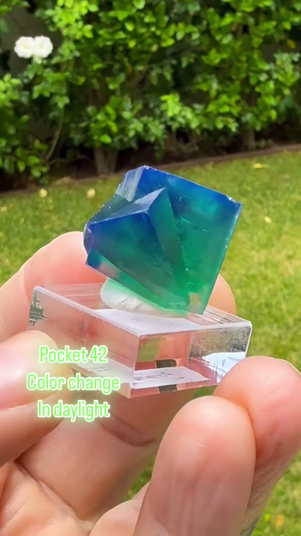 Pocket 42 Fluorite