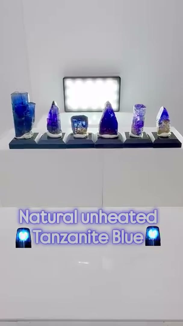 New Tanzanites with that Killer Blue and crazy Pleochrosim Tanzanite is a…