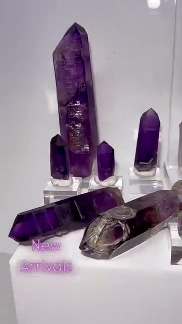New Arrivals Ocean Mine & Streep Mine Amethyst
