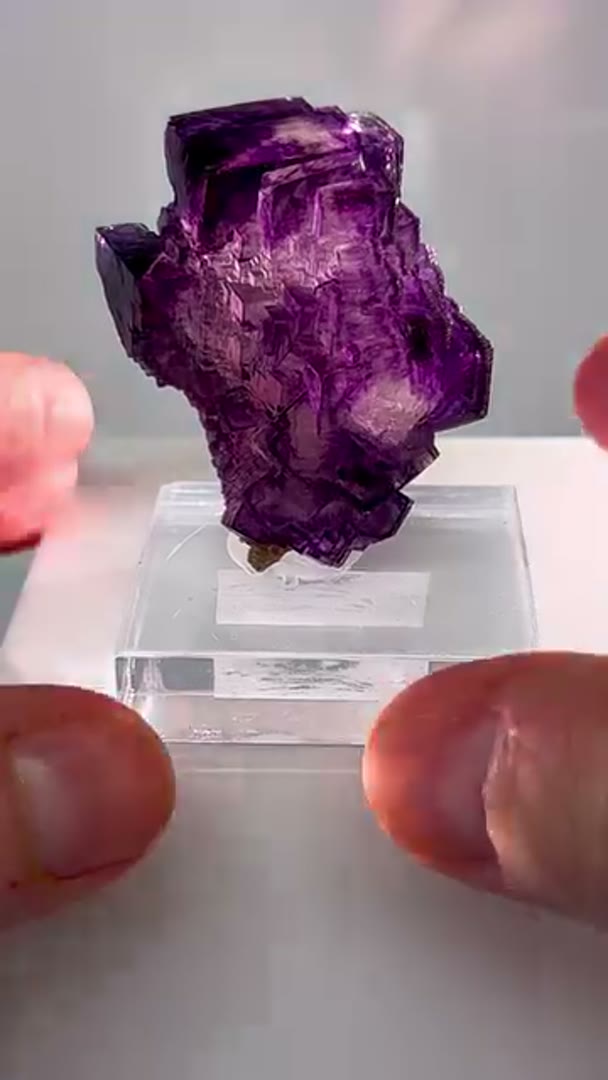 Purple Phantom Fluorite Yaogangxian Hunan Province
