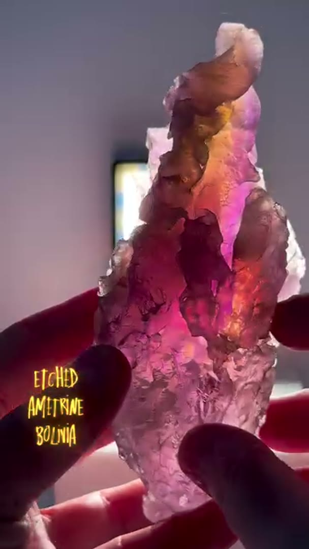 EPIC Etched Ametrine from Bolivia