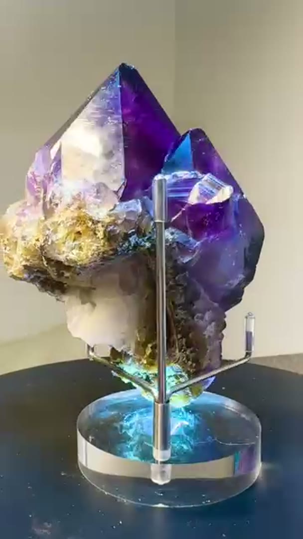 Amethyst and Smokey Quartz  from “The Galaxy Pocket“ 2024 Pilbara Region,…