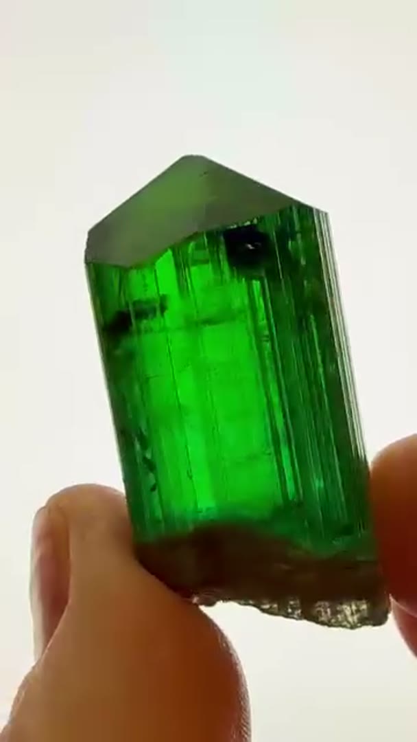 Barra de Salinas Green tourmalines (available 21.31g) are known for their…