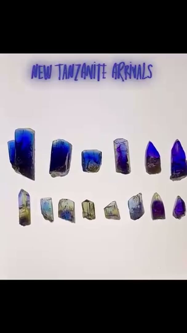 New Tanzanite Arrivals with that Killer Blue and crazy Pleochrosim Tanzanite…