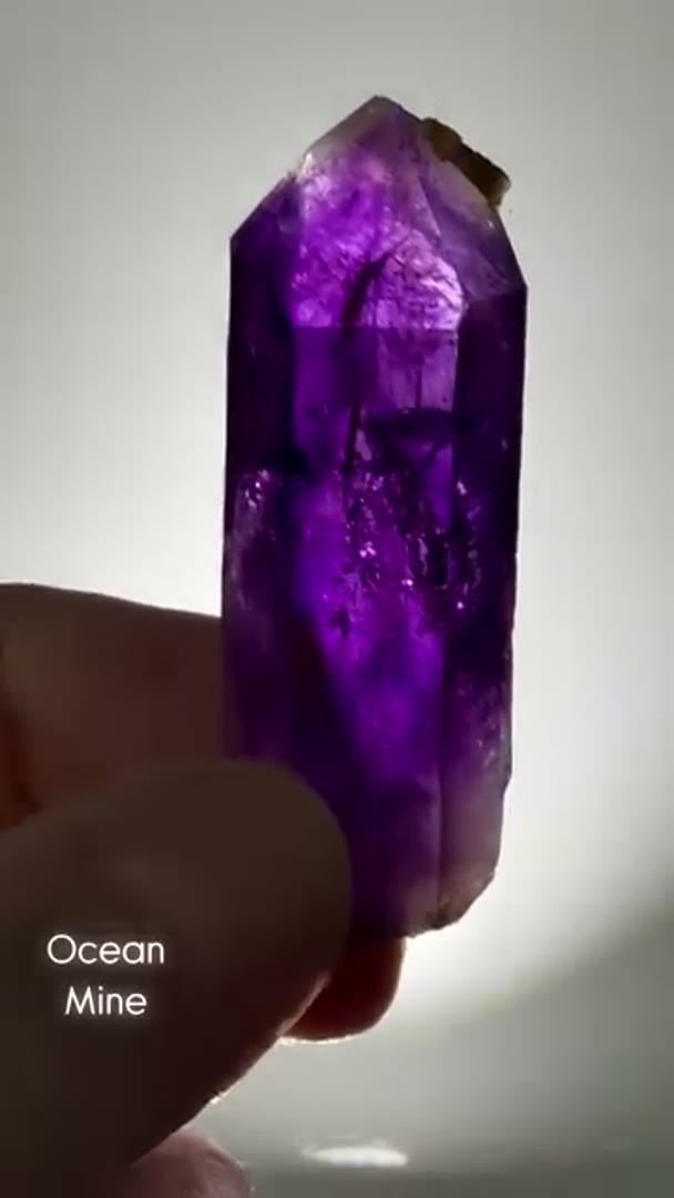 Introducing “The Ocean Mine Amethyst” w/ enhydro