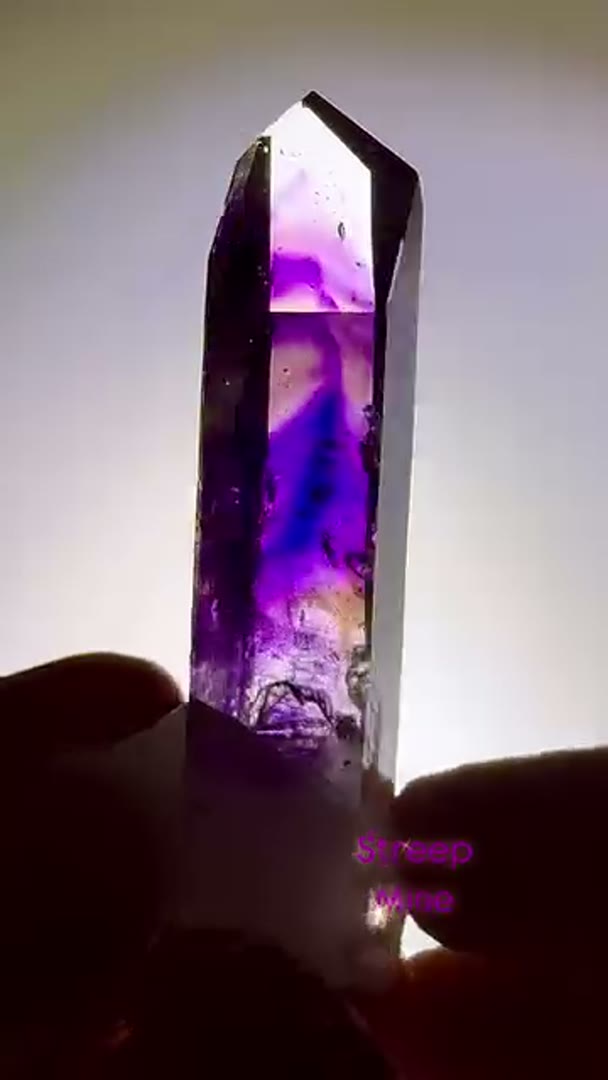 What a gem of a Streep Mine Amethyst- Namibia