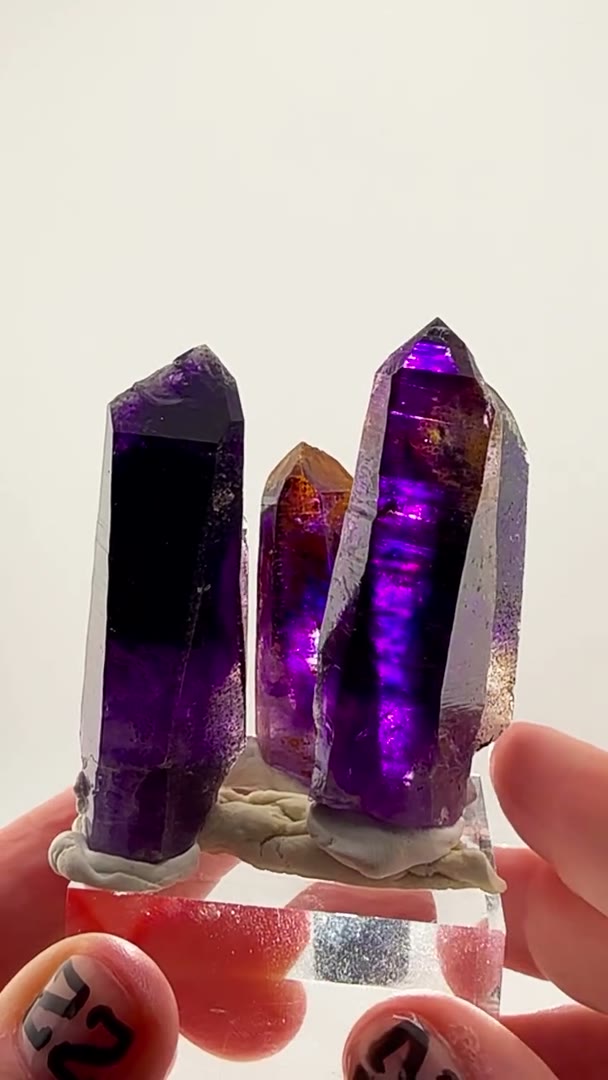 Five Tessin Claim amethysts. One incredible lineup